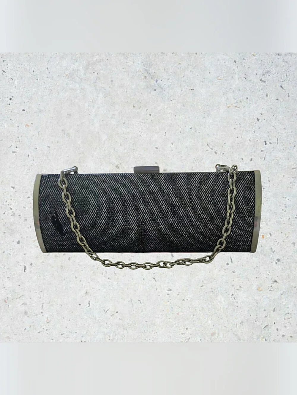 Unlisted, Kenneth Cole, Vintage Hardshell Handbag Small Evening Clutch Purse